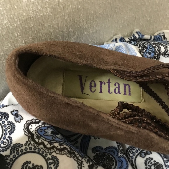 Vertan Italy Suede Heels with Straps Size 6.5 - Picture 5 of 8